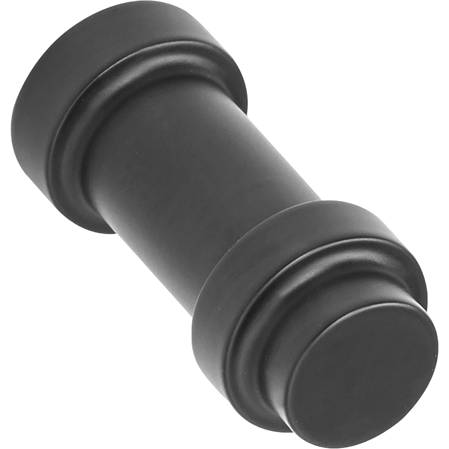 Möbelknopf Pillar Ø 11,4, Zinkkdruckguss schwarz matt