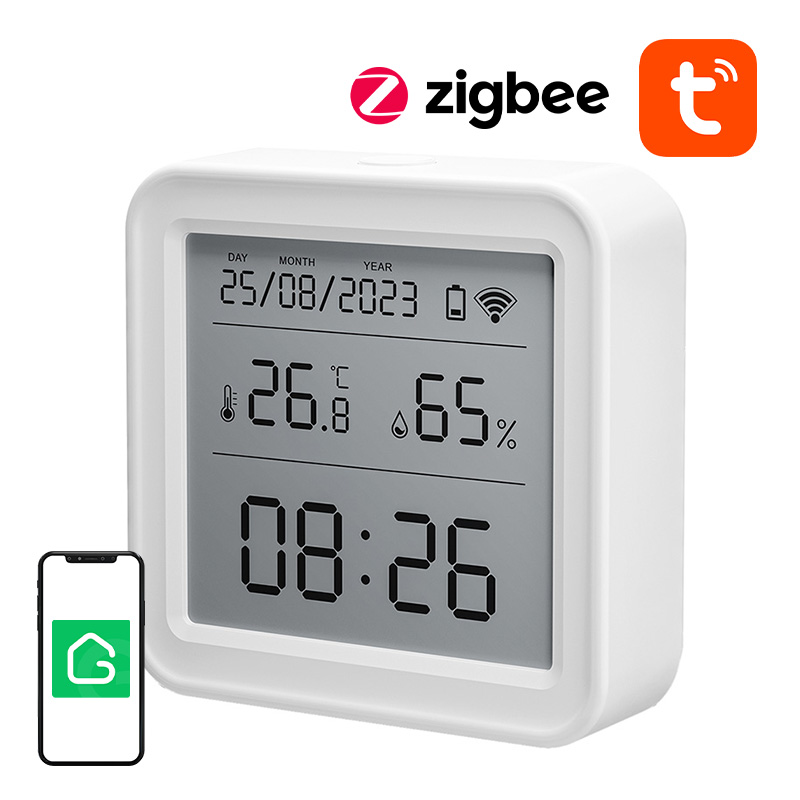 Gosund smarter Temperatur Feuchte Sensor LCD Zigbee Tuya