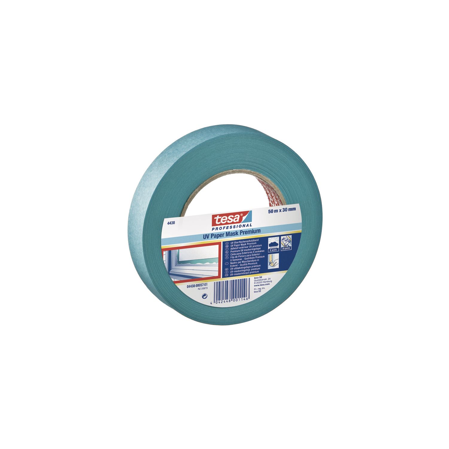 Tesa Kreppklebeband 4438 blau 30mm x 50 Meter (10Stk)