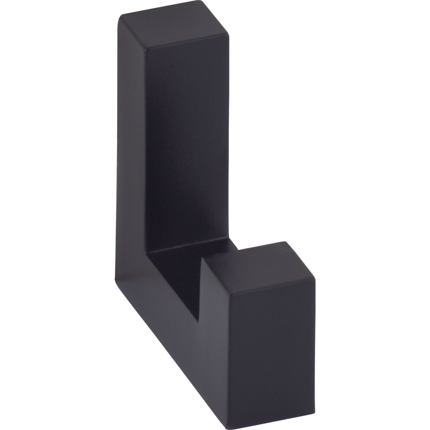 Mantelhaken Force Breite 12 mm, Höhe 40 mm, Zinkdruckguss schwarz lackiert