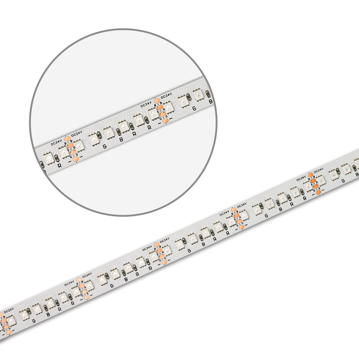 ISOLED LED RGB Linear10 Flexband 24V DC 12W IP20 5m Rolle 180 LED/m