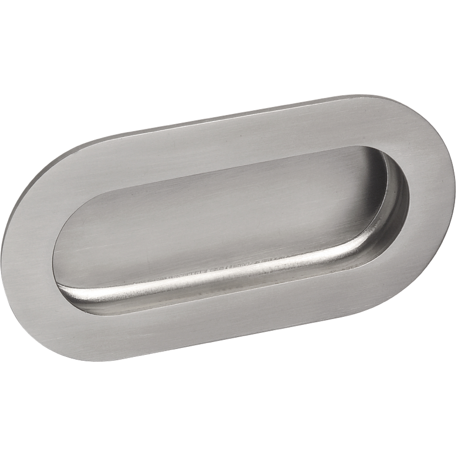 Technik Team Muschelgriff Edana Breite 102mm Einlassmaß 92x40mm,Edelstahl gebürstet