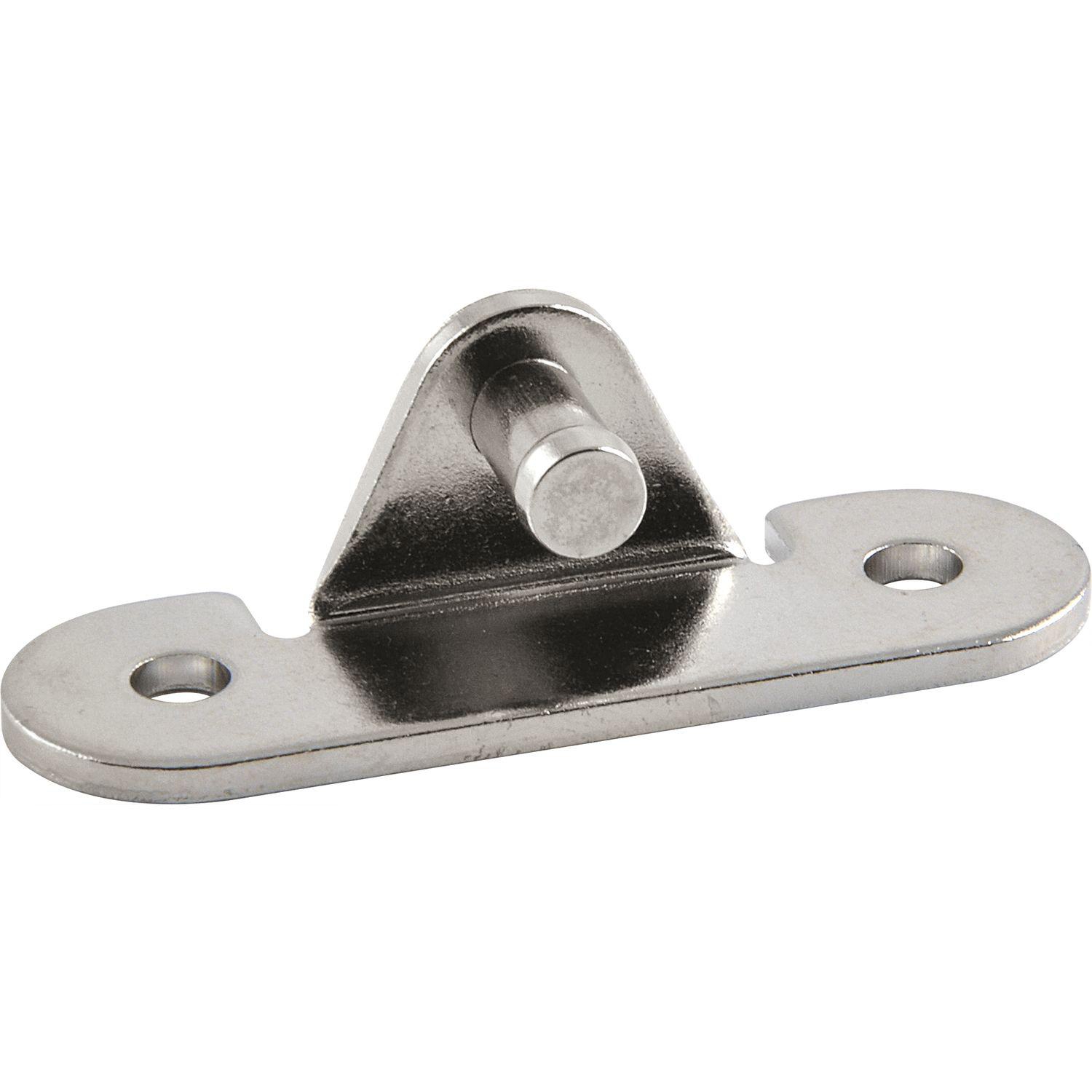 Lamp® Glasmontageplatte NSDX - 10, Stahl vernickelt