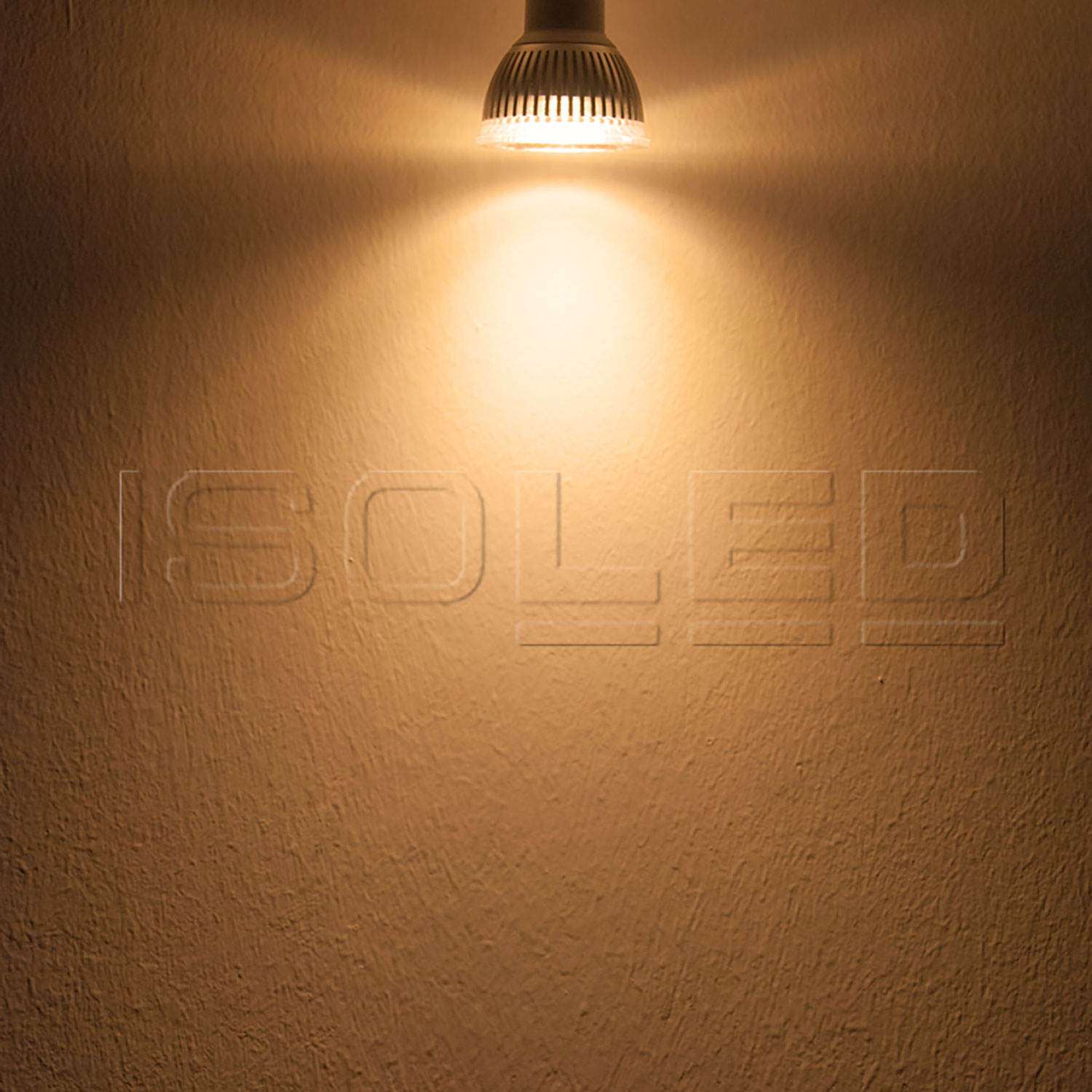 ISOLED MR16 LED Strahler 6W GLAS-COB 70° warmweiß dimmbar