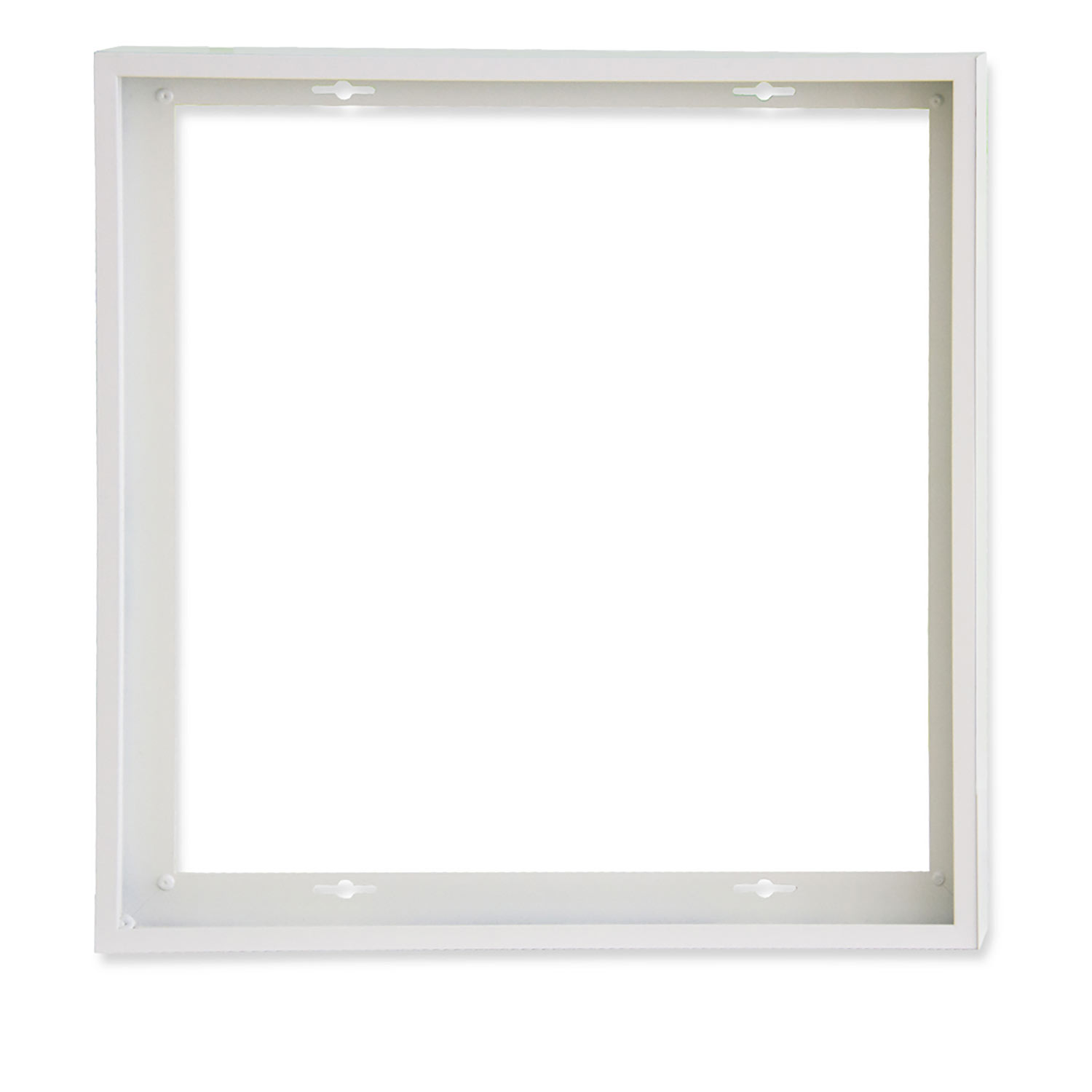 ISOLED Aufbaurahmen weiß RAL 9016 Höhe 5cm für LED Panels 625x625 vormontiert zur Schnellmontage