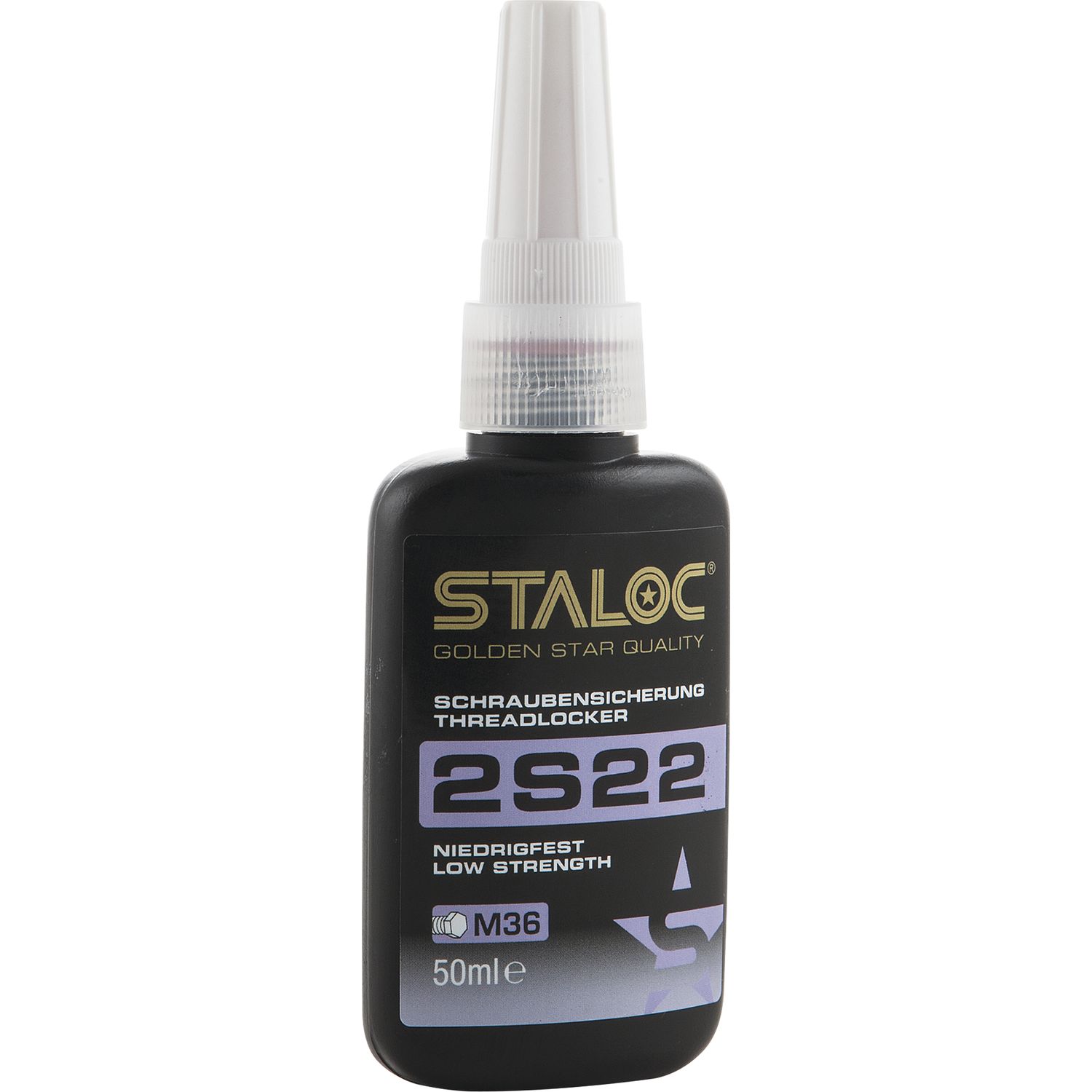 STALOC 2S22 niedrigfeste Schraubensicherung 50ml (0.05l)