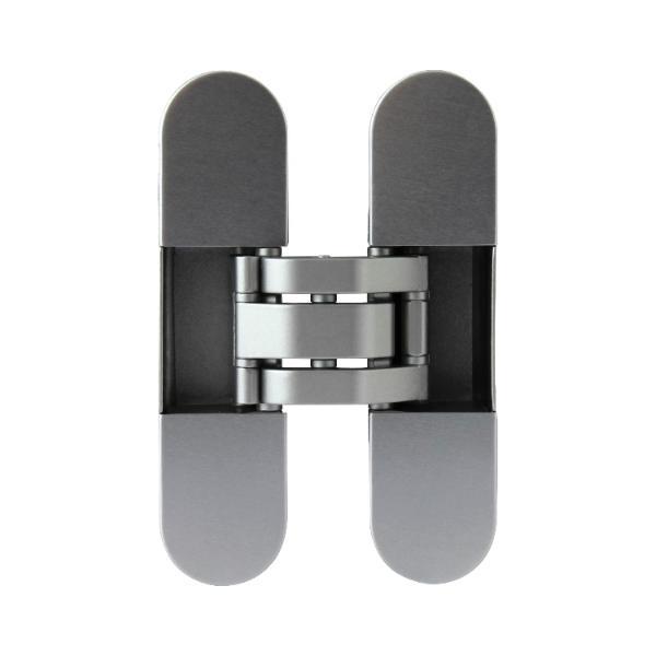 Otlav Türband Invisacta 120 3D inkl.Abdeckkappen,Tragkraft 60 kg,Stahl vernickelt matt