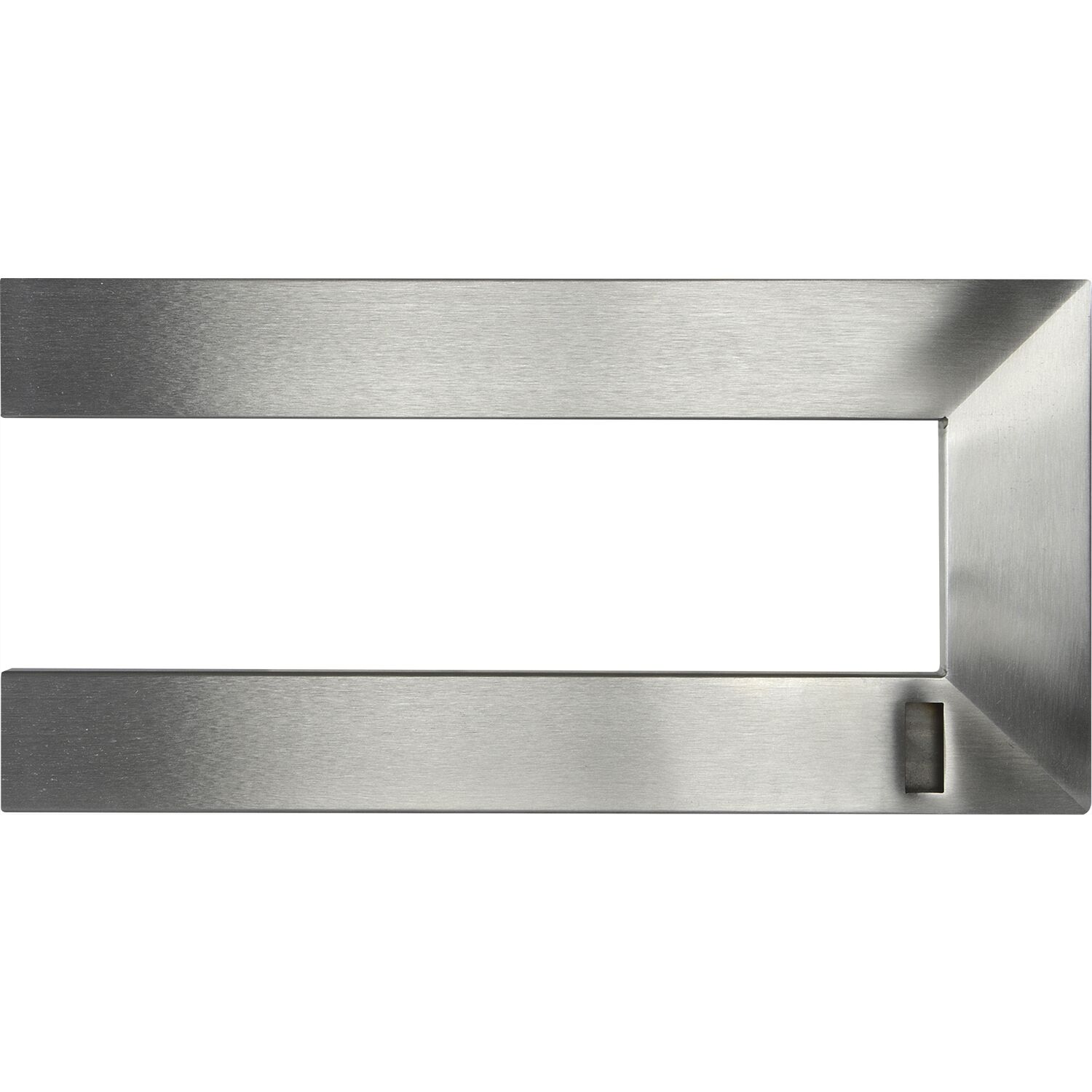 Nano Garderobenbügel rechts, B: 300mm, H: 150mm Edelstahl gebürstet