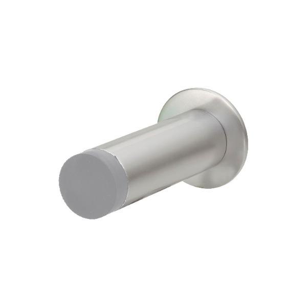 solido Wandtürpuffer - ø 20 mm, Gummikappe, L= 120 mm, silber eloxiert