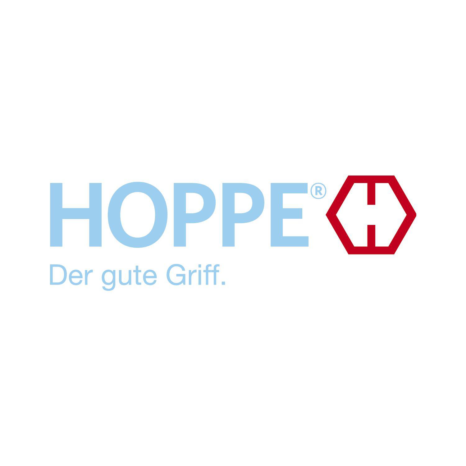 Hoppe Befestigungszubehör für Balkontürgriffe - außen flach Türstärke 103 - 113