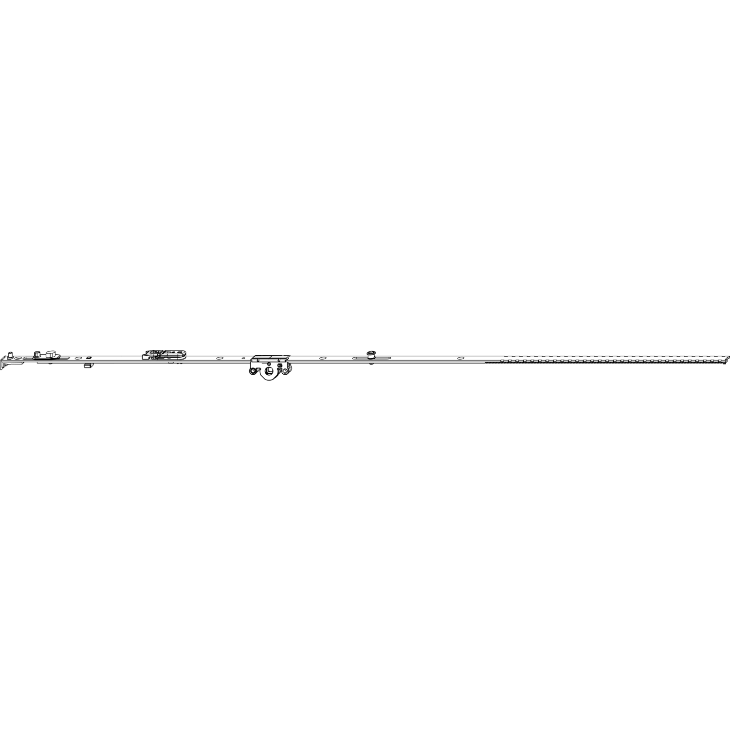 MACO MT DK-Getriebe fix, DM 15 mm, 2iS, FFH 1851-2100 mm, Gr. 6 (55998)
