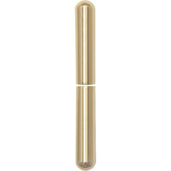 SFS Aufsteckhülsen 3- DIM, rund, Band ø 15 mm, Aluminium vermessingt 112 mm