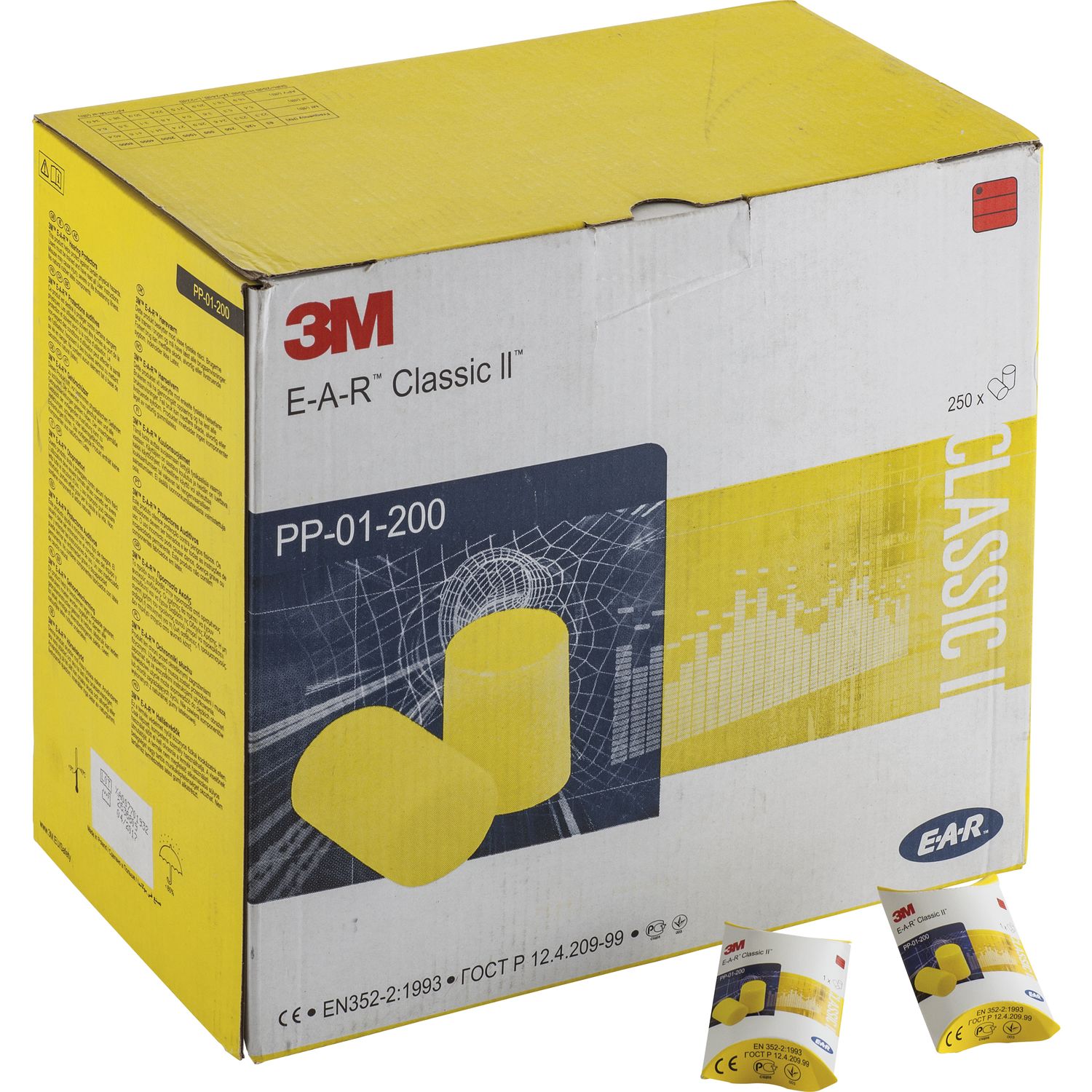 3M Gehörschutzstöpsel Ear Classic II SNR=28 dB Inhalt 250 Paar