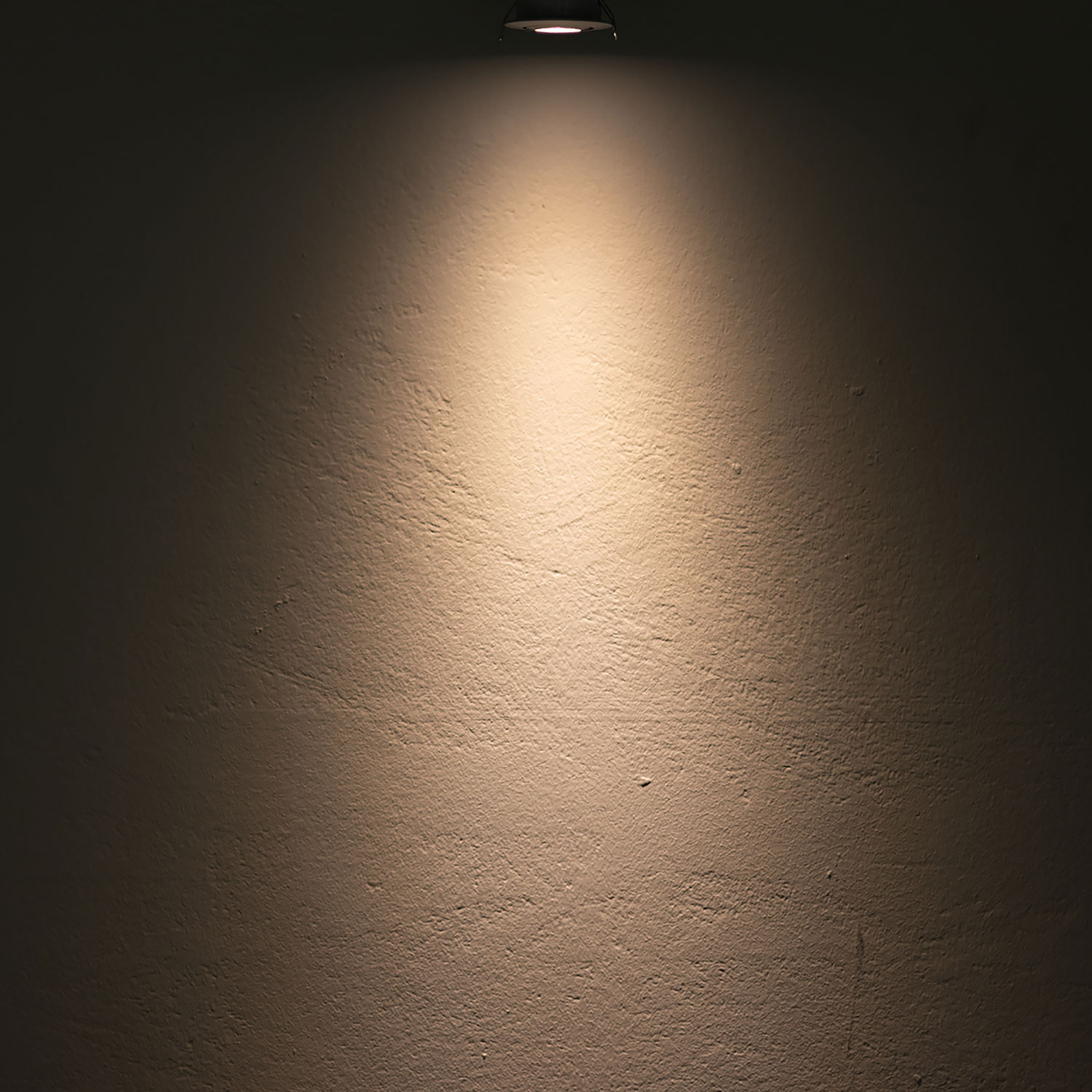 ISOLED LED Einbauleuchte MiniAMP Alu gebürstet 3W 12V DC warmweiß dimmbar 100cm Kabel