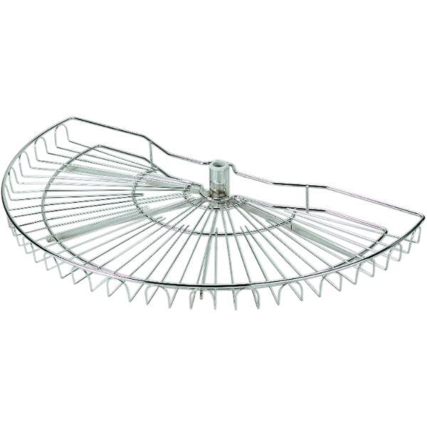 Vauth-Sagel VS COR Wheel Eckschrank-Drehboden 2/4-Kreis Set Classic 750 mm Silber