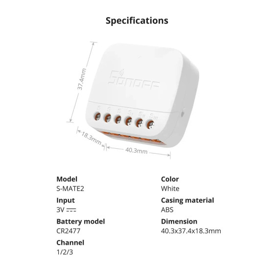 Sonoff S-MATE Extreme Switch Mate