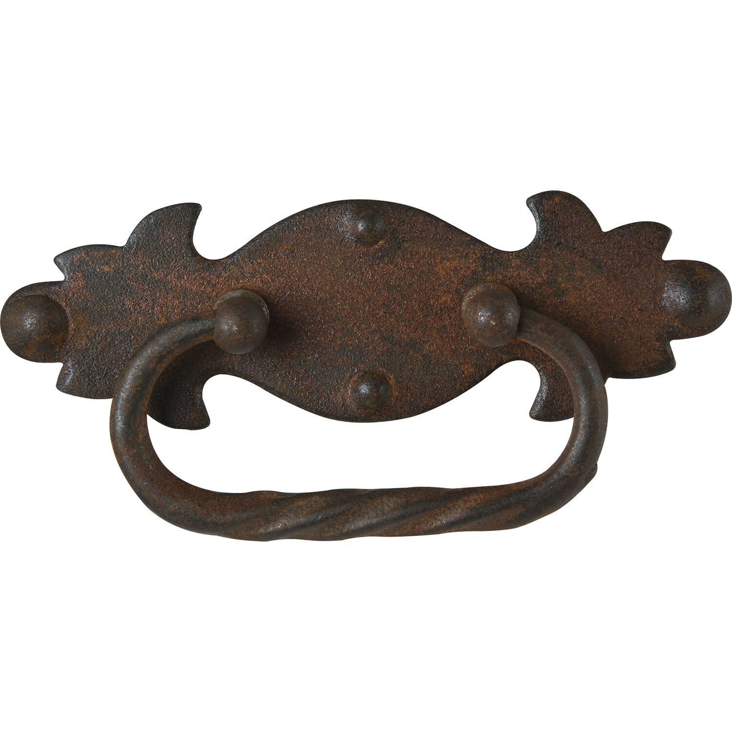 Schörghofer Hängegriff Forger ohne Schlüsselloch Lochabstand 40mm Breite 115mm Eisen antik