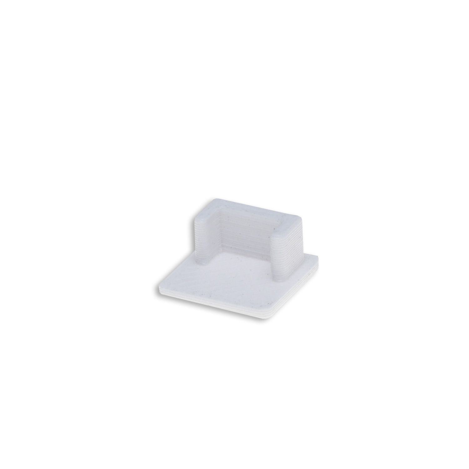 ISOLED Endkappe EC218 weiß für LED Fliesenprofil UP8