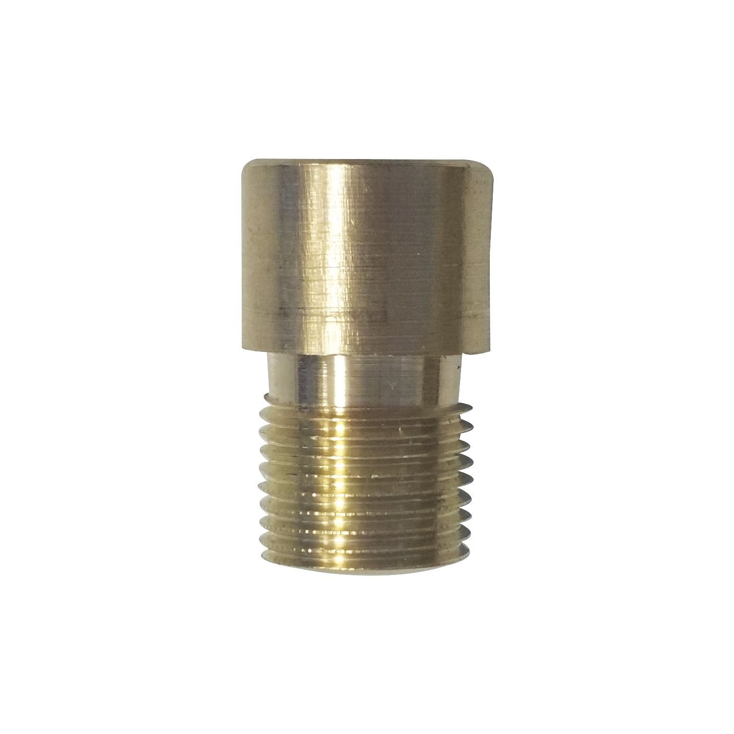 Türgucker-Verlängerung um 10 mm, f. Türgucker ø 12 mm, Messing blank