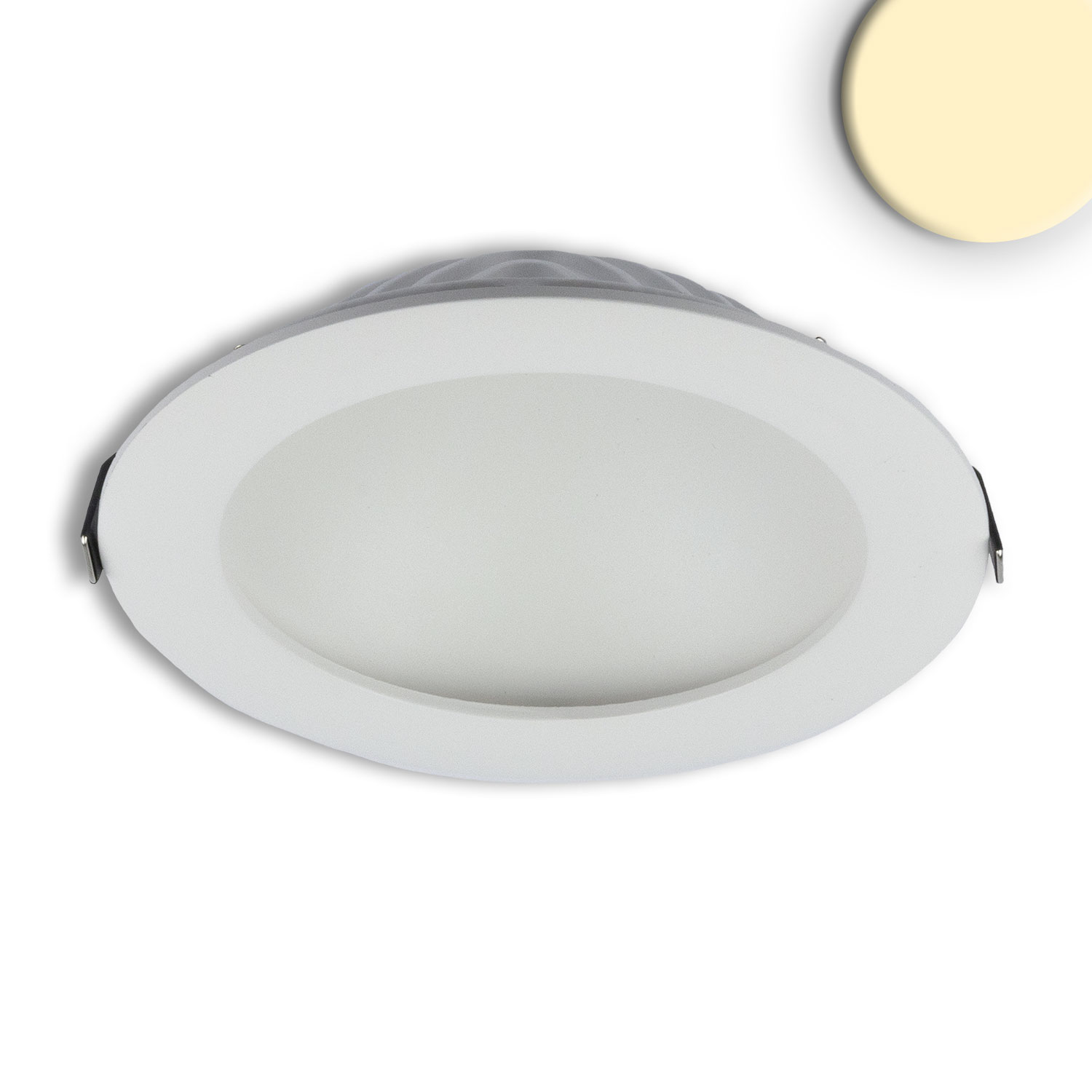 ISOLED LED Downlight LUNA 18W indirektes Licht weiß warmweiß dimmbar