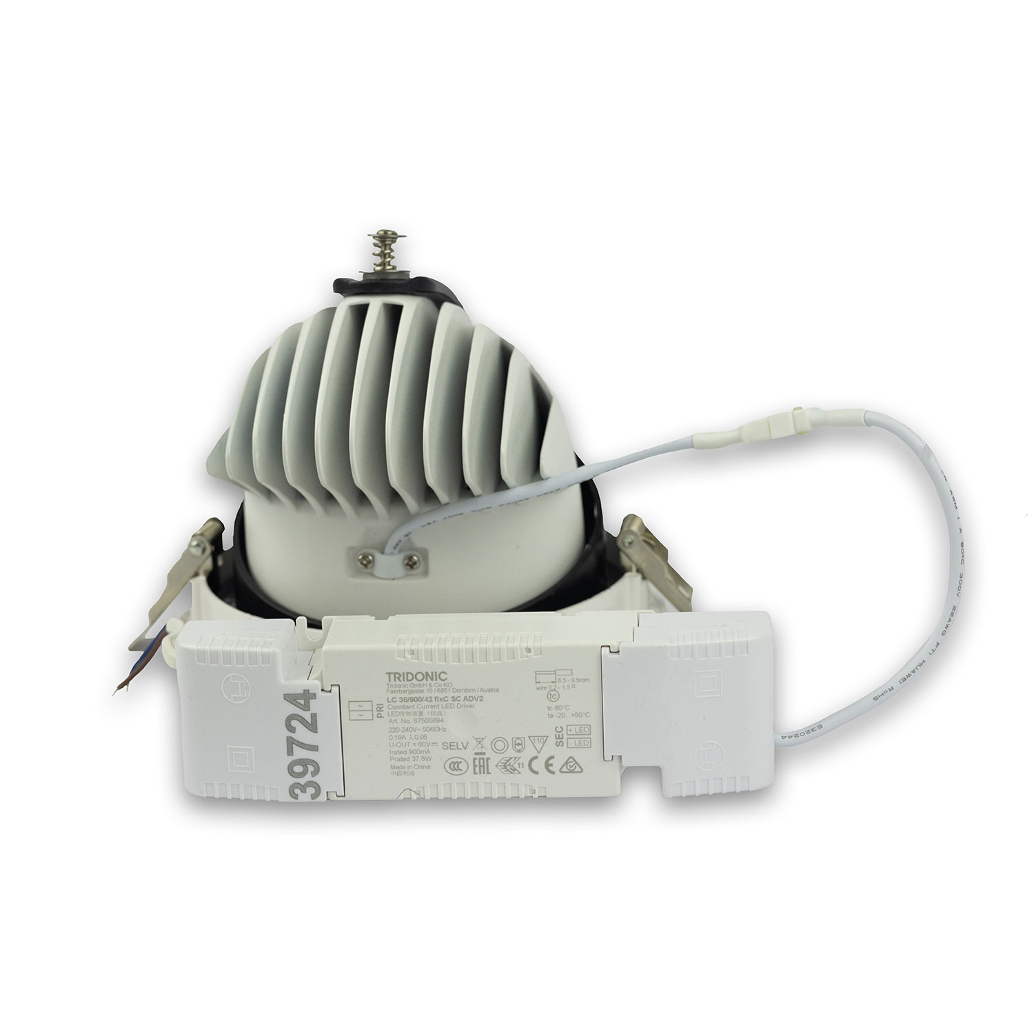 ISOLED LED Shop-Downlight Sphere 35W ausschwenkbar weiß warmweiß
