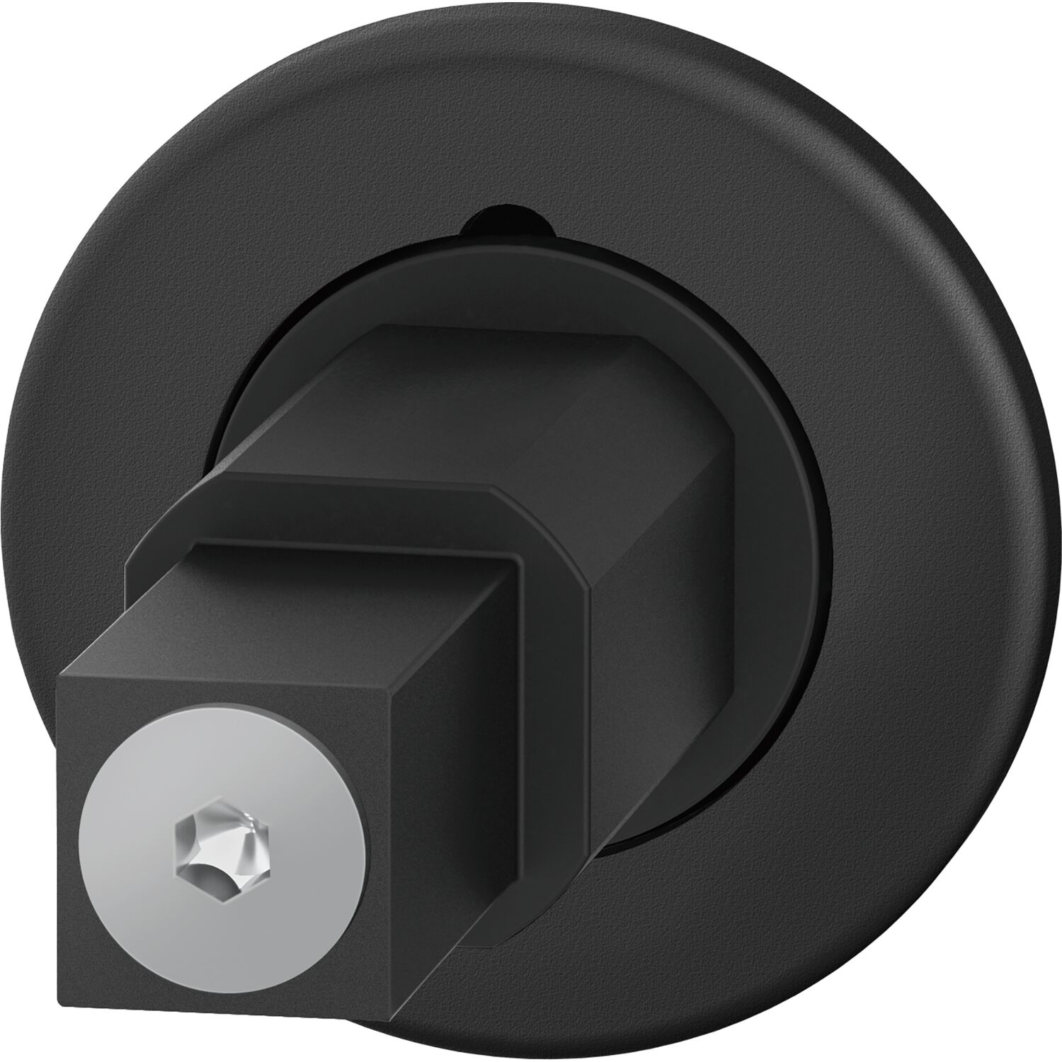 FSB Steckgriffrosette 15 1720 Mini, Türstärke 49-58 mm, Aluminium schwarz matt