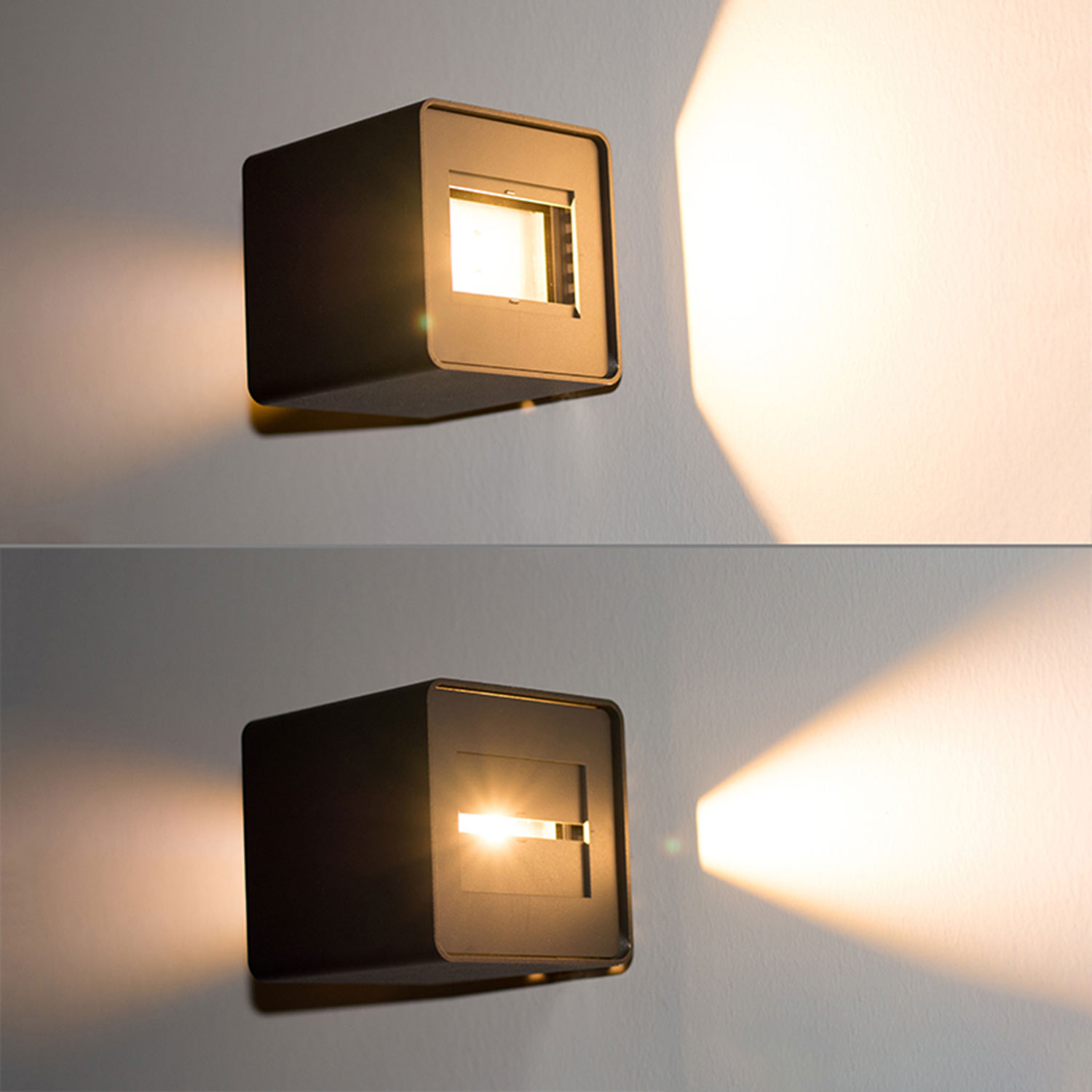 ISOLED LED Wandleuchte Flex Up&Down 2x5W CREE IP54 weiß warmweiß