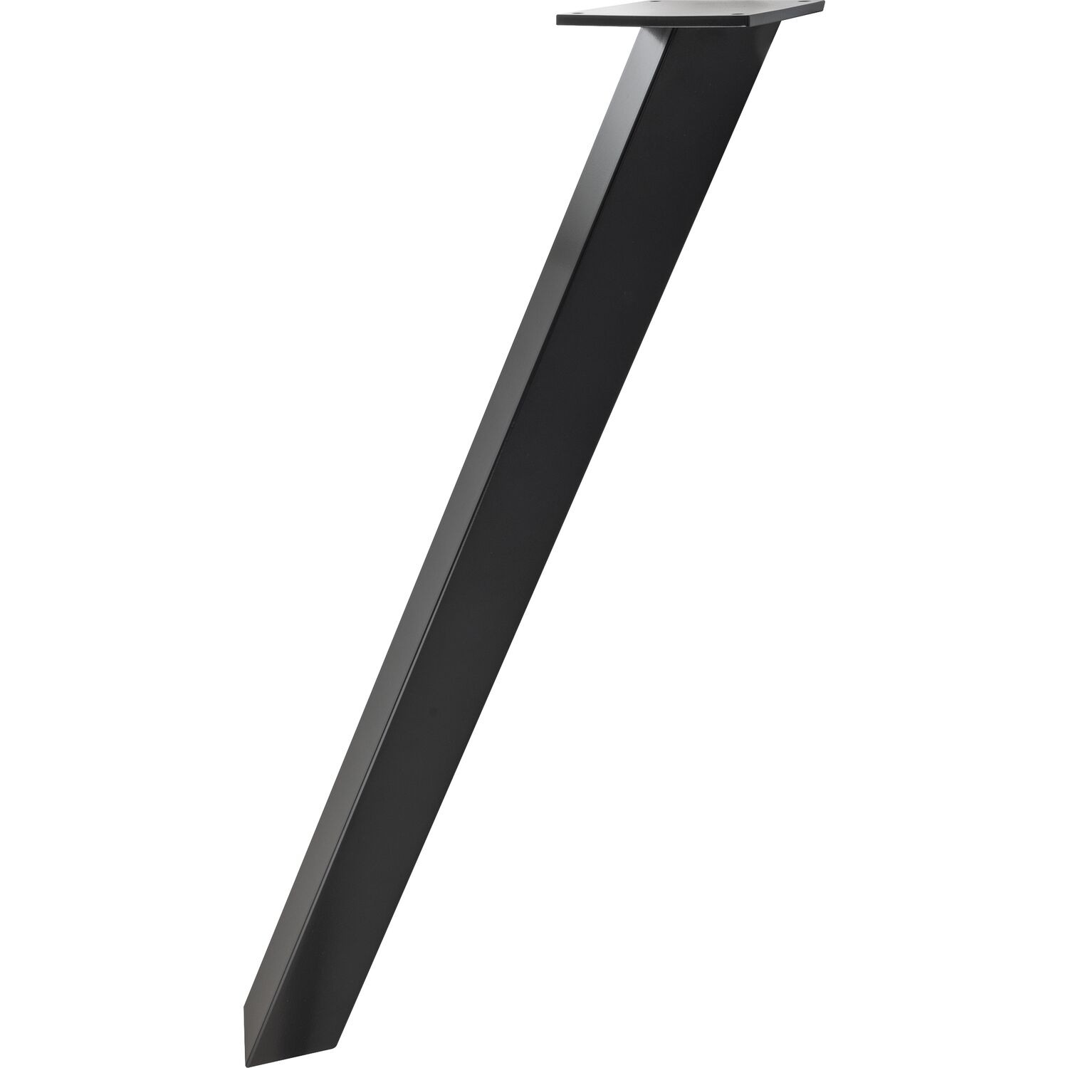 Simausrom Tischfuß schräg 60 x 60 x 720 mm schwarz matt