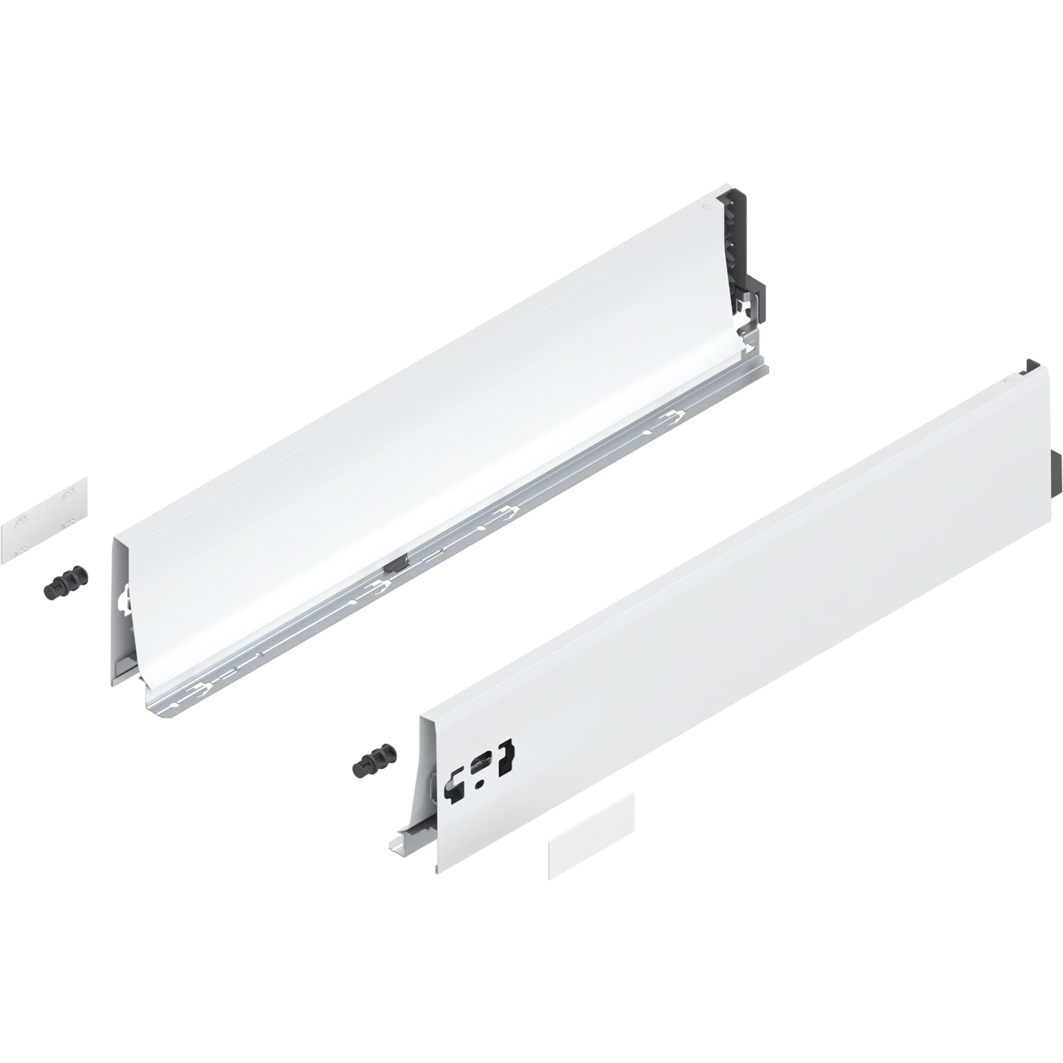 blum TANDEMBOX antaro Zarge Höhe K, NL 550, Stahl Seidenweiß ()