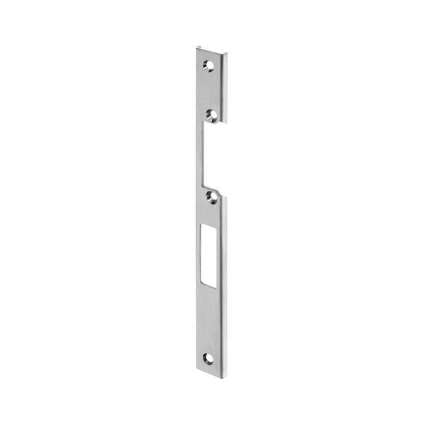 Wilka Schließblech U-förmig Falle und Riegel, rechts, 245 x 24 x 6 mm, Edelstahl