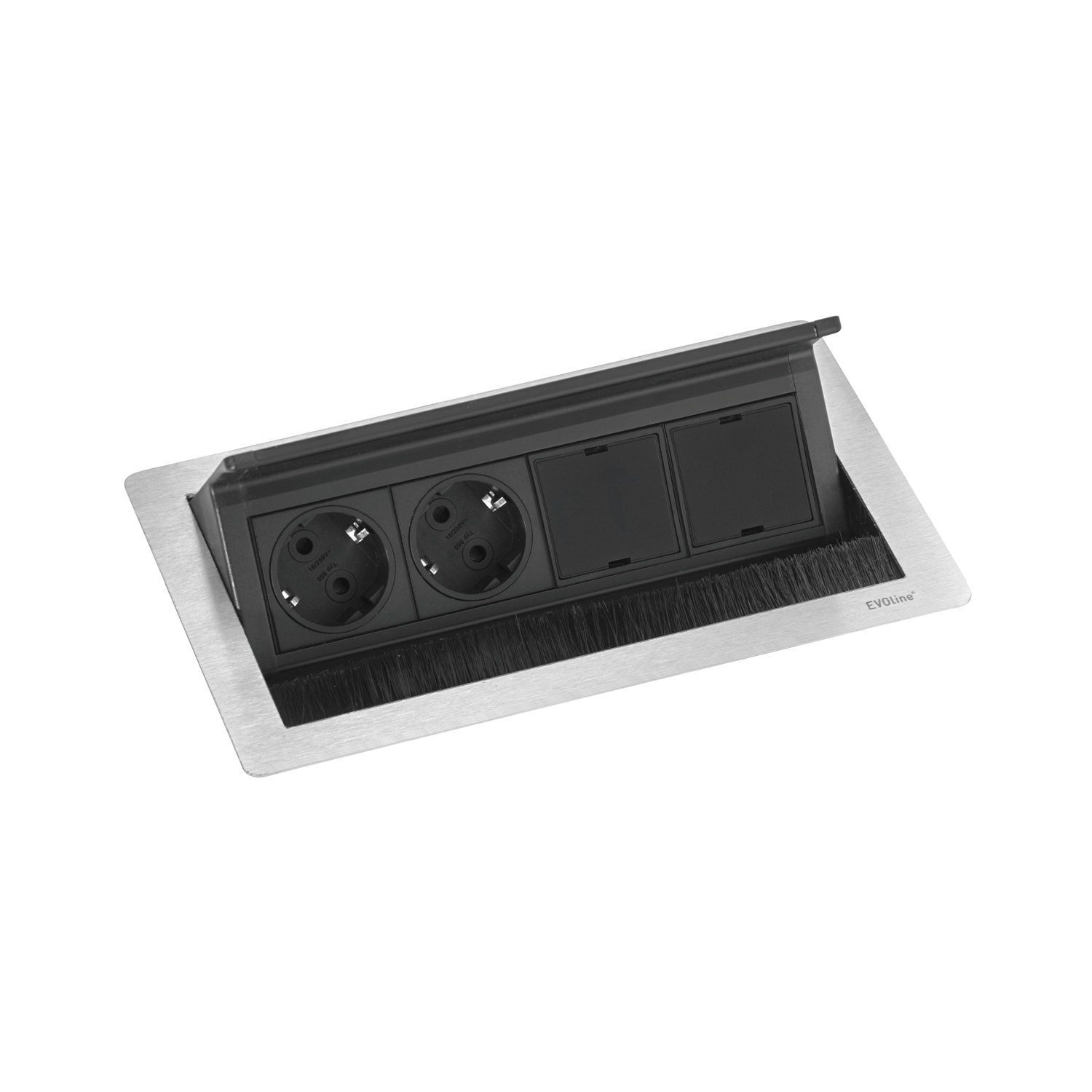 EVOline Flip Top Push DATA M Edelstahl