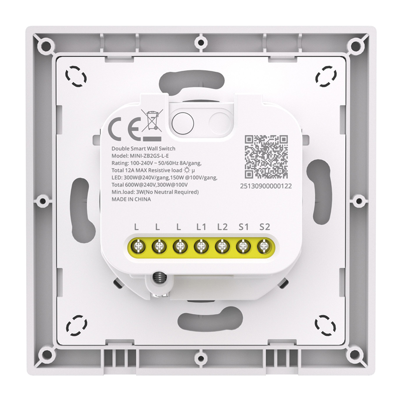 Sonoff Orb-ZBW2L Zigbee Doppelter Intelligenter Wandschalter MINI-ZB2GS-L-E