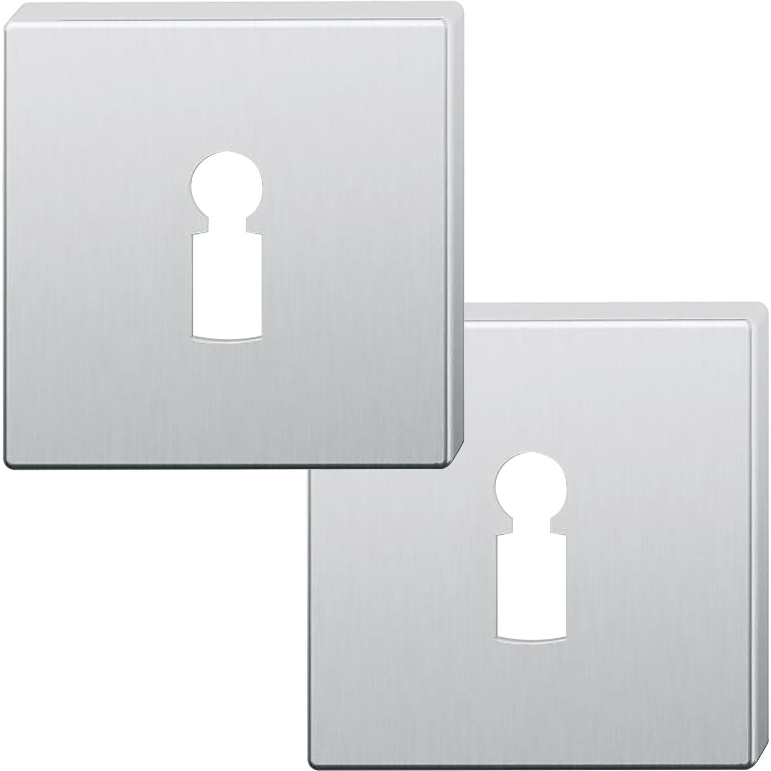 FSB FSB Buntbartrosette quadratisch 12 1704 00002 ASL, Edelstahl matt