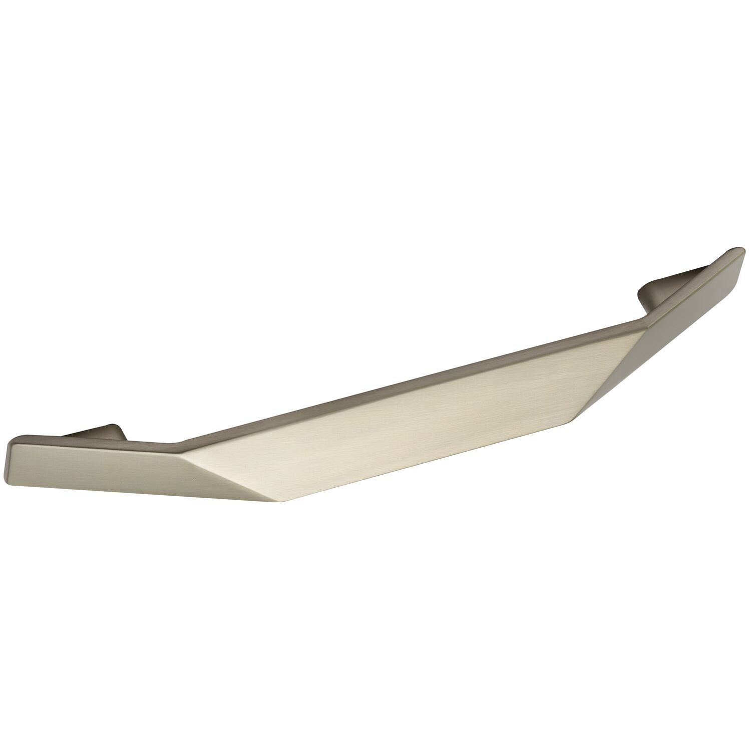 Citterio Line Griff Finn Lochabstand 160mm Breite 215mm zink Edelstahl Effekt