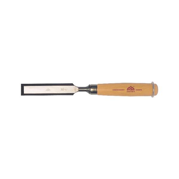 STUBAI Zimmermann-Stemmeisen mit Holzheft Breite 30mm
