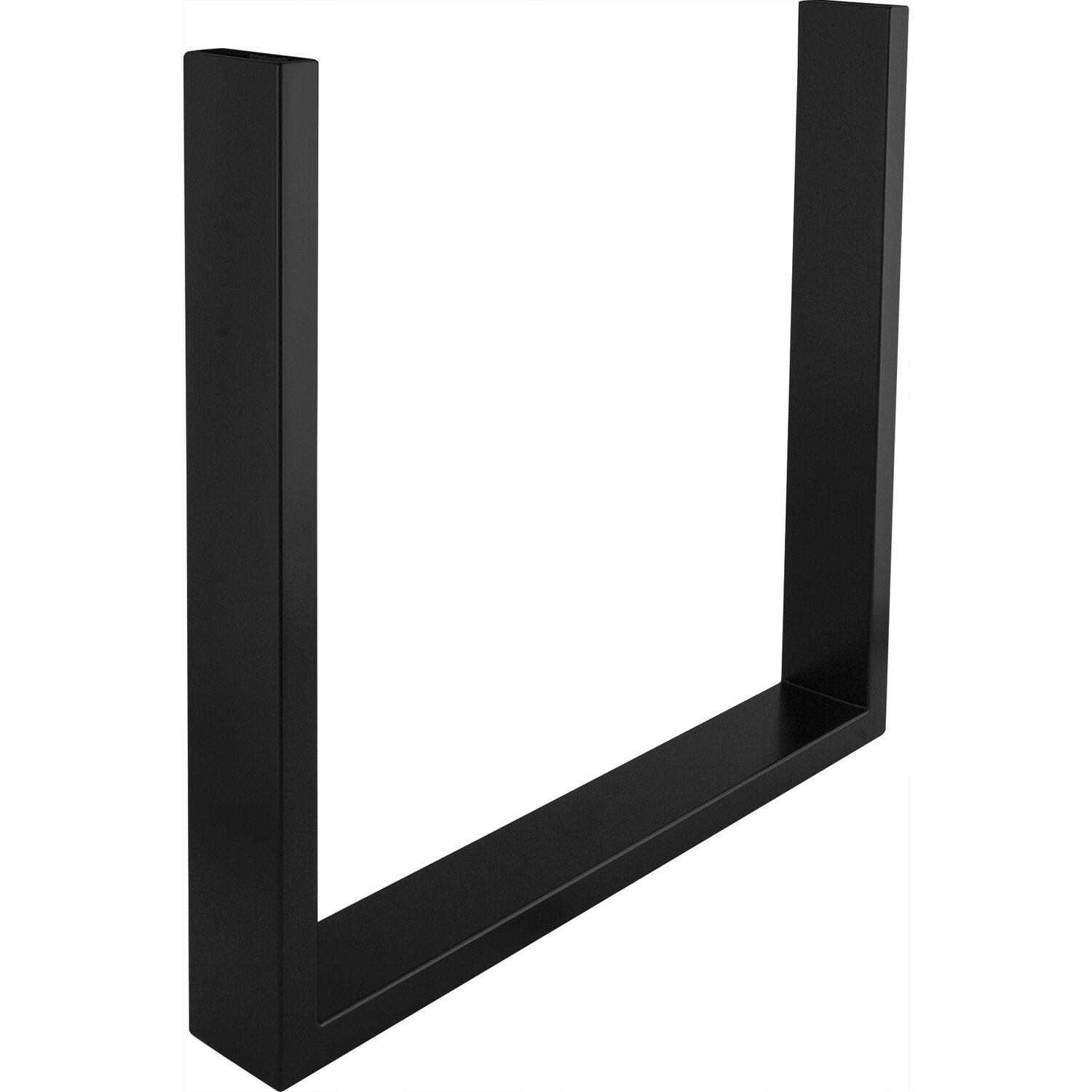 Simausrom Bankkufe Regular Slim 412 mm Stahl schwarz lackiert