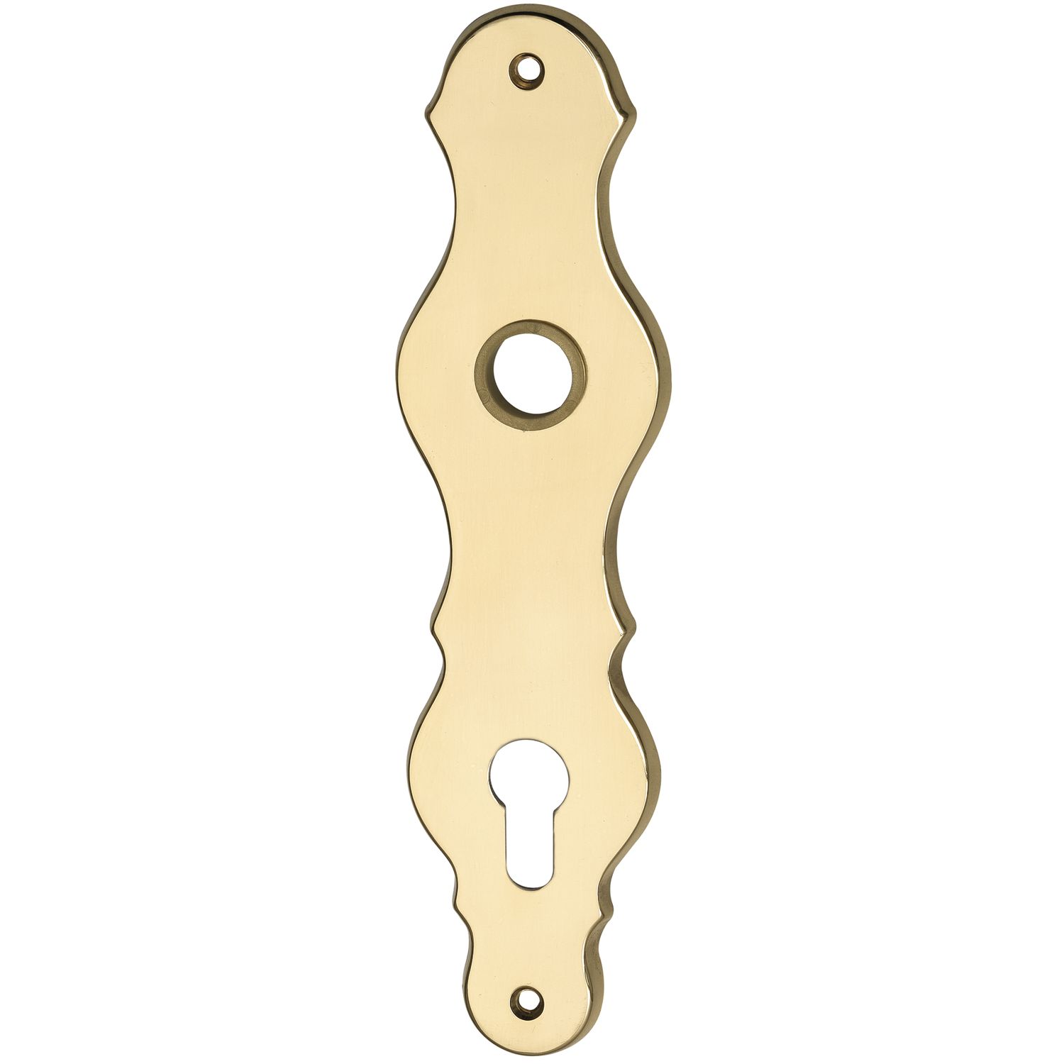 MARCHESI Langschild LÖFFELFORM - PZ 88, Messing poliert