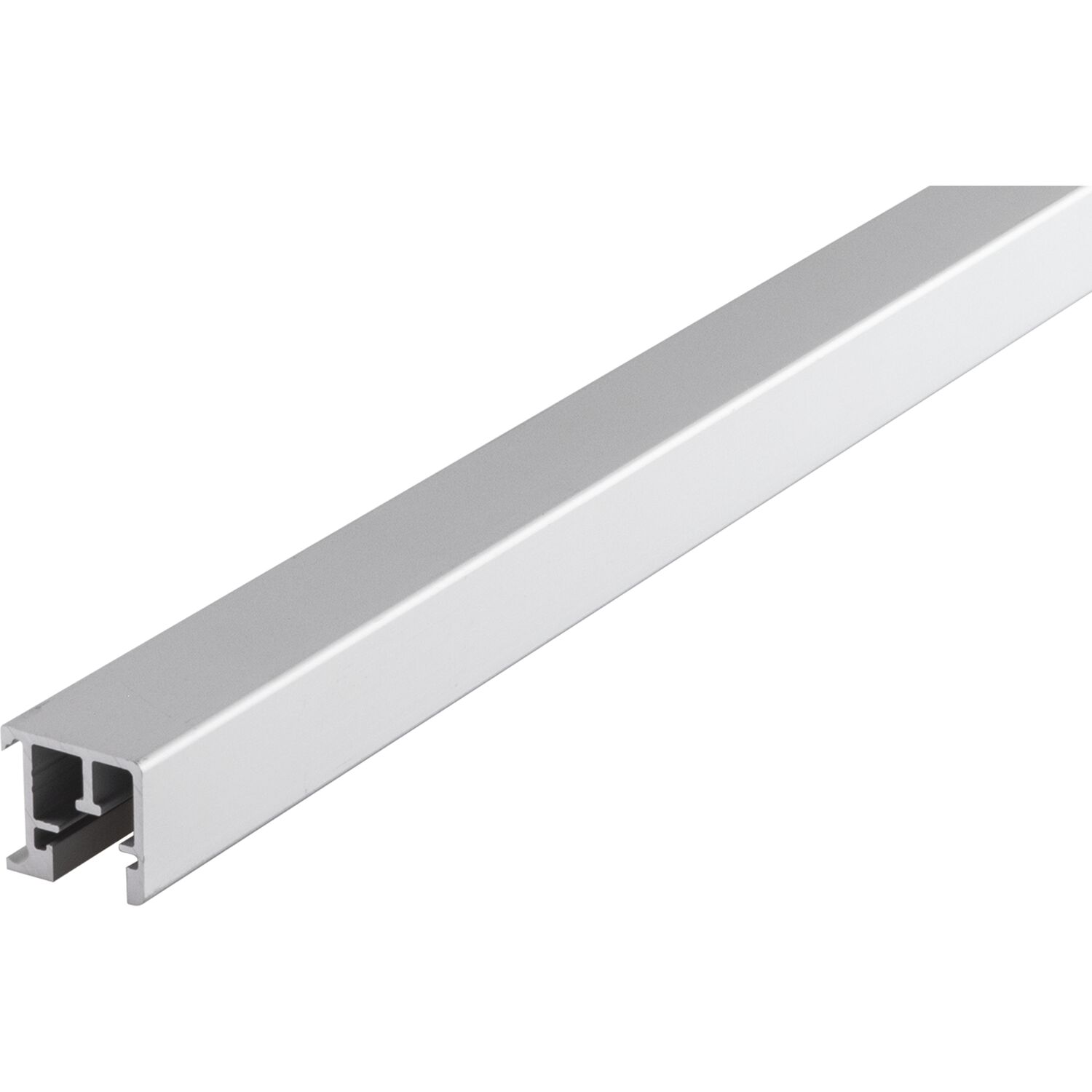 HAWA Regal B Führungsschiene zum Aufclipsen auf Maß, Aluminium eloxiert (250 mm)