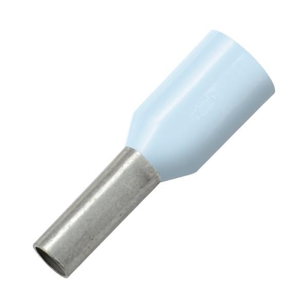 ninka Aderendhülse 0,25x6/10 mit Kragen hellblau