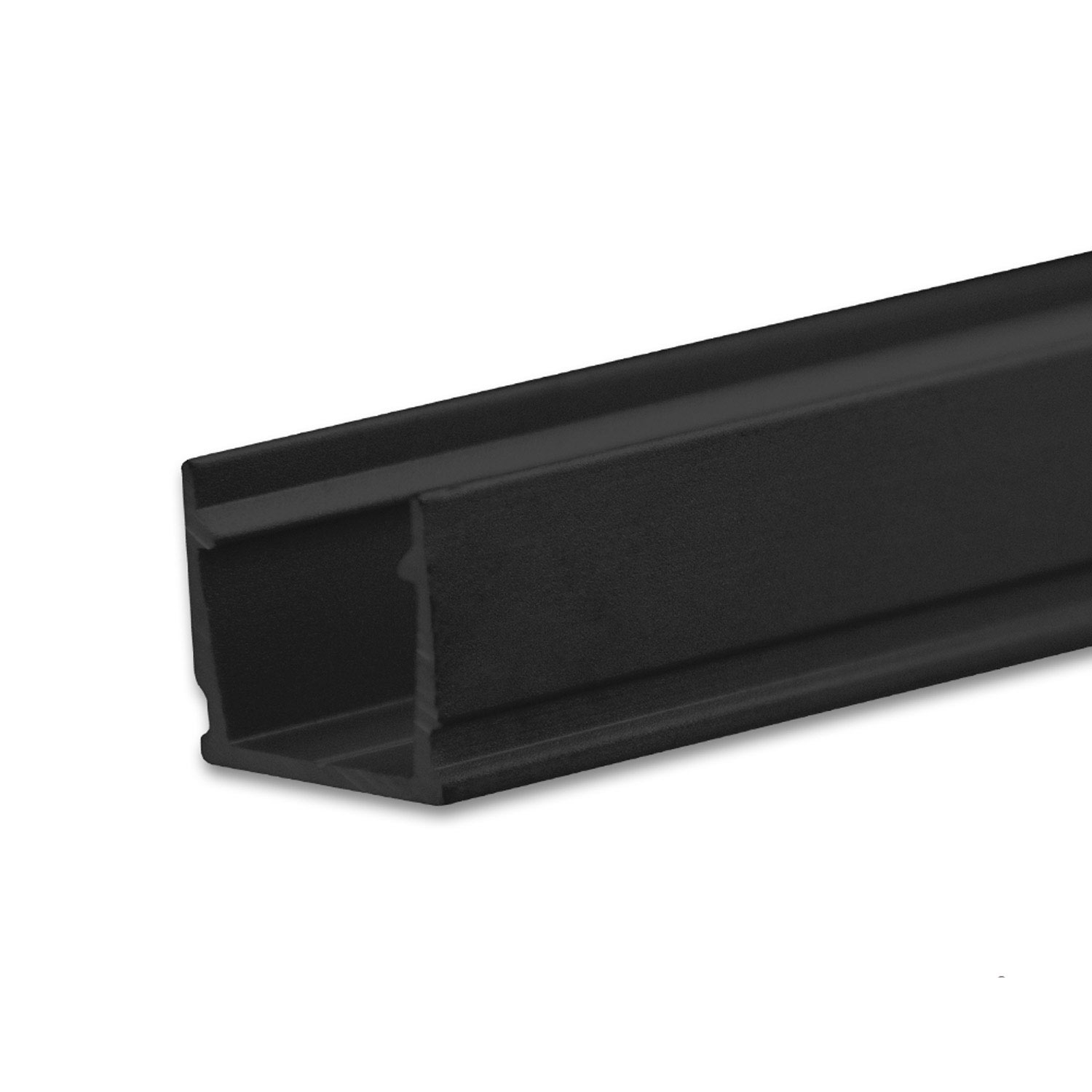 ISOLED LED Aufbauprofil SURF10 Aluminium schwarz RAL 9005 200cm