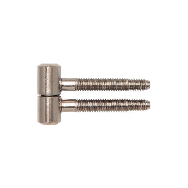 Einbohrband zweiteilig Zylinderkopf Holz 16 mm vernickelt