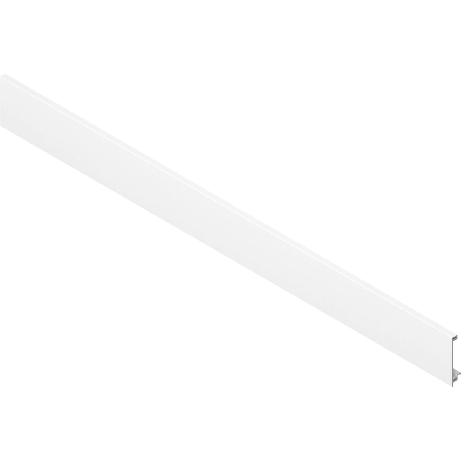 blum LEGRABOX Vorderstück ohne Nut, Länge 1043 mm, Aluminium Seidenweiß-matt