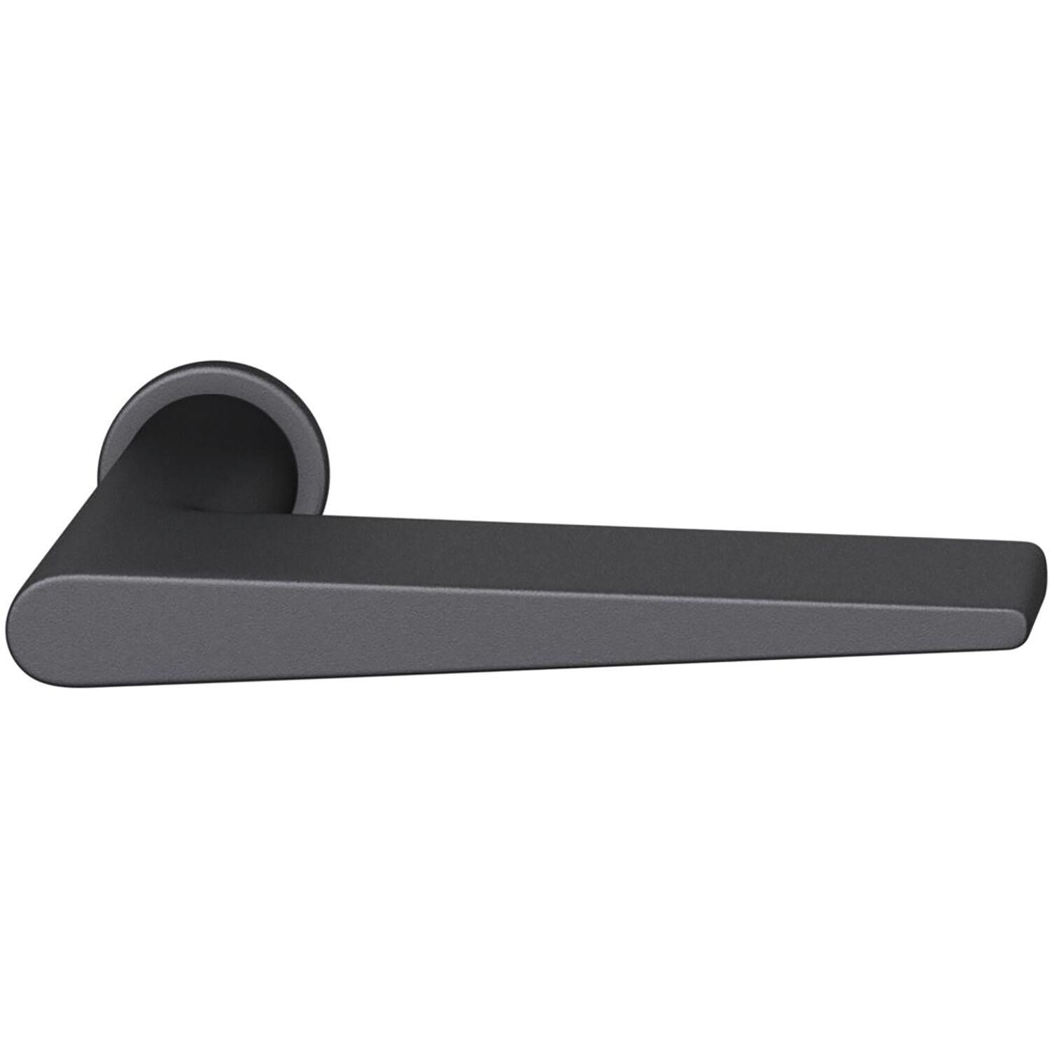 FSB Steckgriff auf Mini-Rosette Türstärke 49-58mm Aluminium schwarz