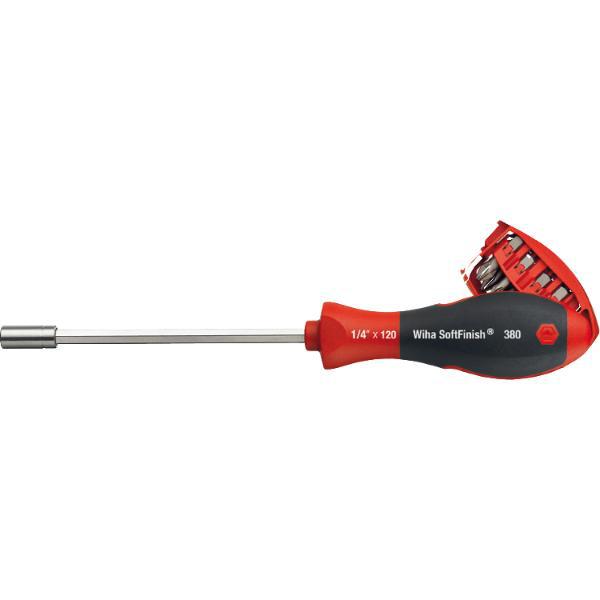 wiha Bit-Magazinhalter 1/4"Sechskant TX/PZ/PH/Schlitz 8-teilig