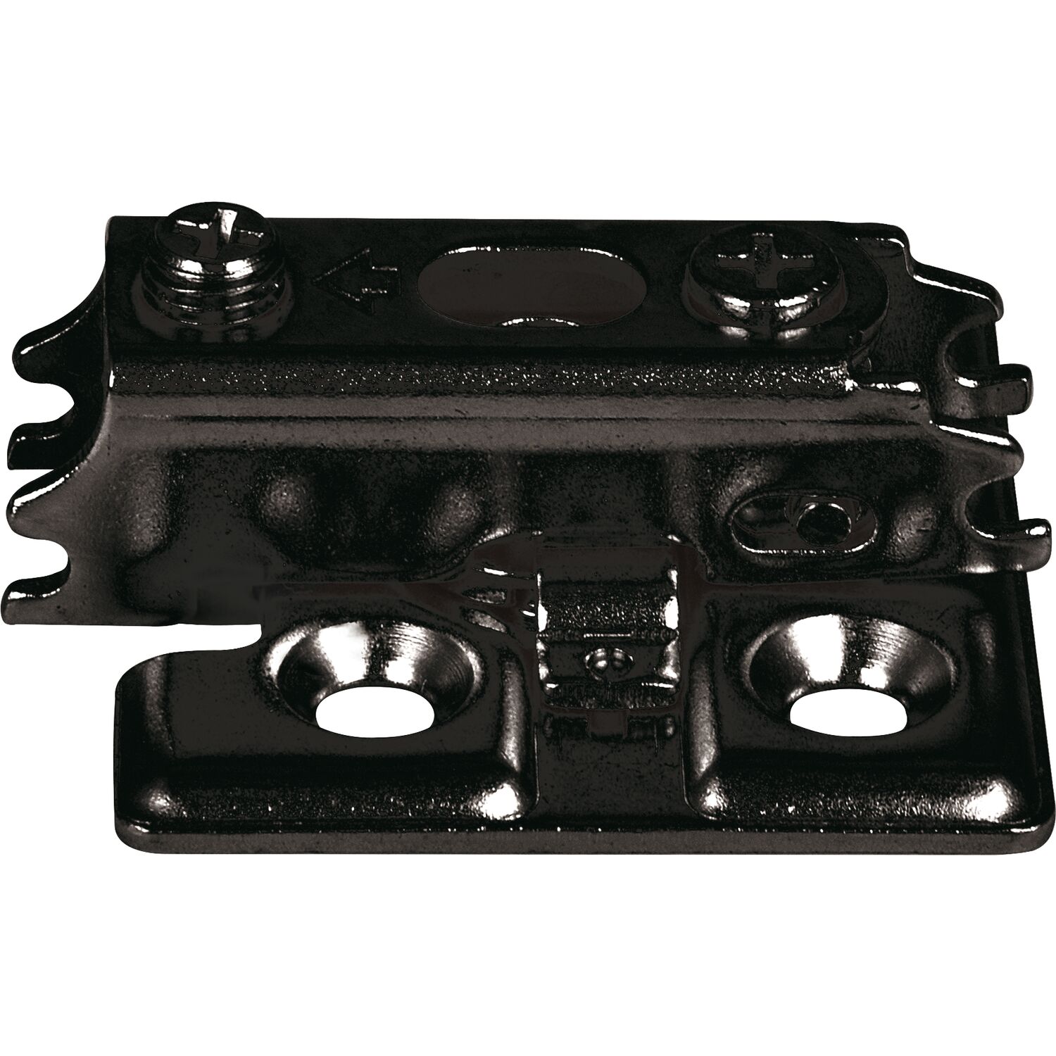 Lamp® Kreuzmontageplatte J95, Schrauben, Distanz 0 mm, schwarz