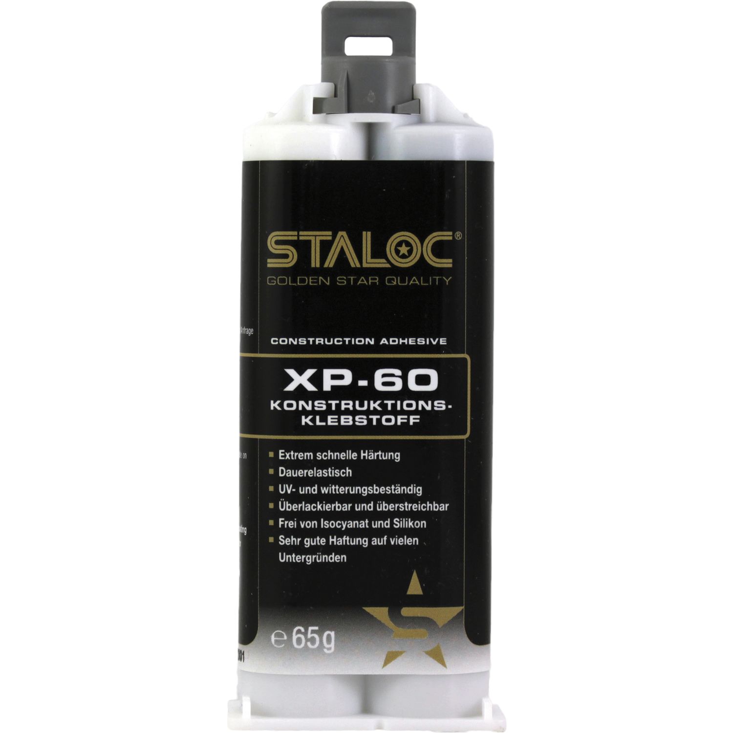 STALOC 2K Konstruktionsklebstoff XP60 grau 65g, ohne Mischer