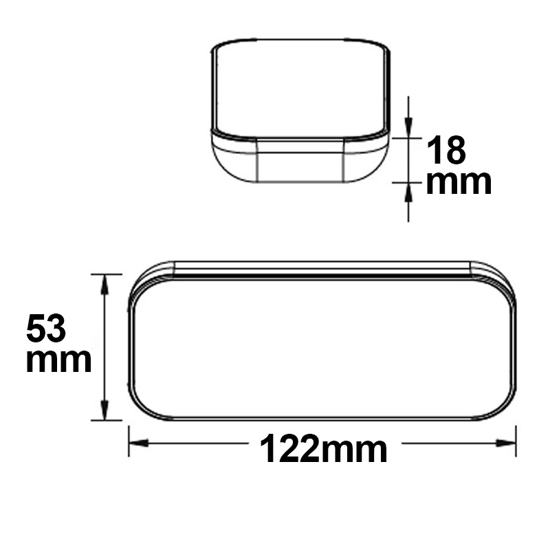 ISOLED Sys-Pro RGB+W 4 Zonen Fernbedienung mit 2 Szenenspeicher