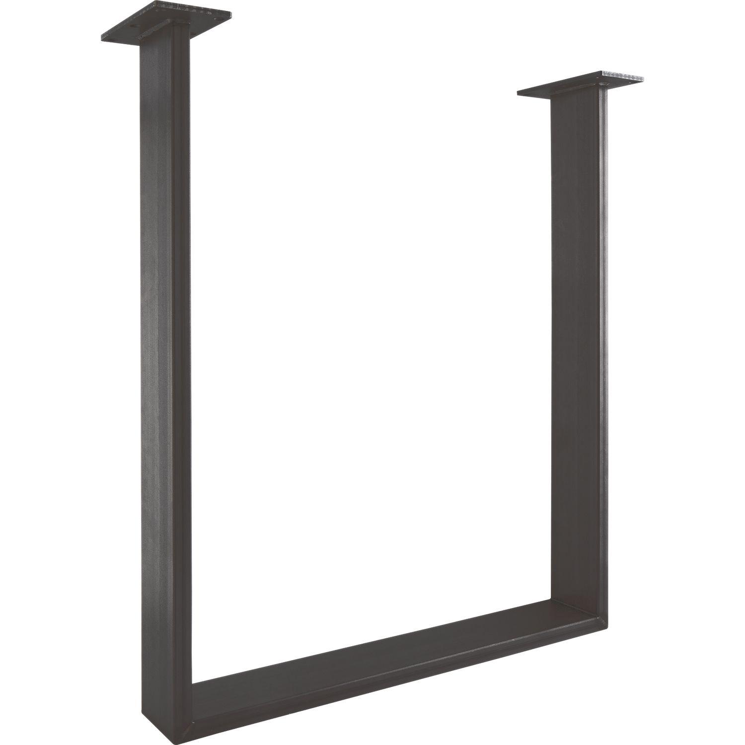 Simausrom Tischkufe Regular Stahl schwarz lackiert