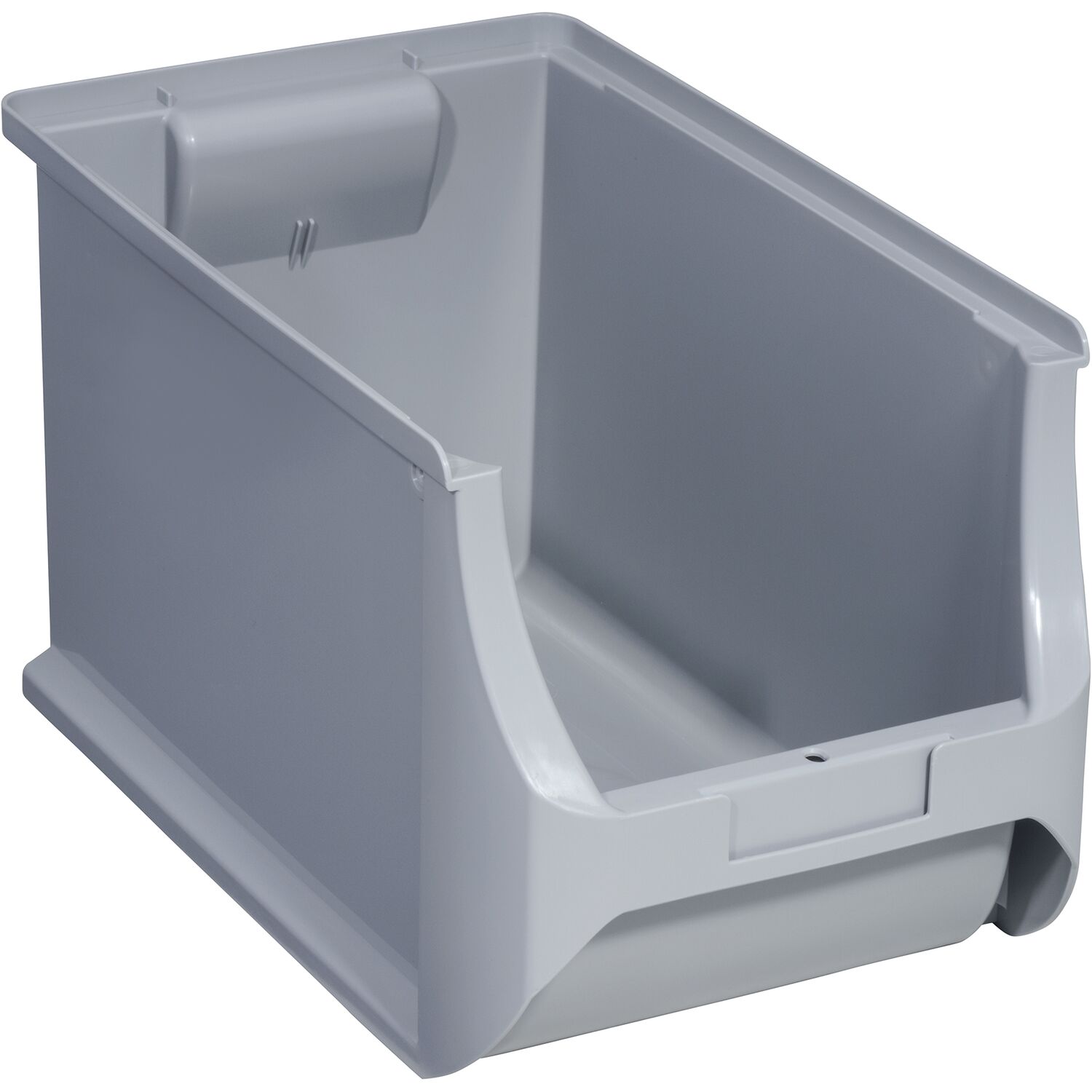 Allit Sichtlagerkasten Größe 4H grau 355 x 205 x 200 mm