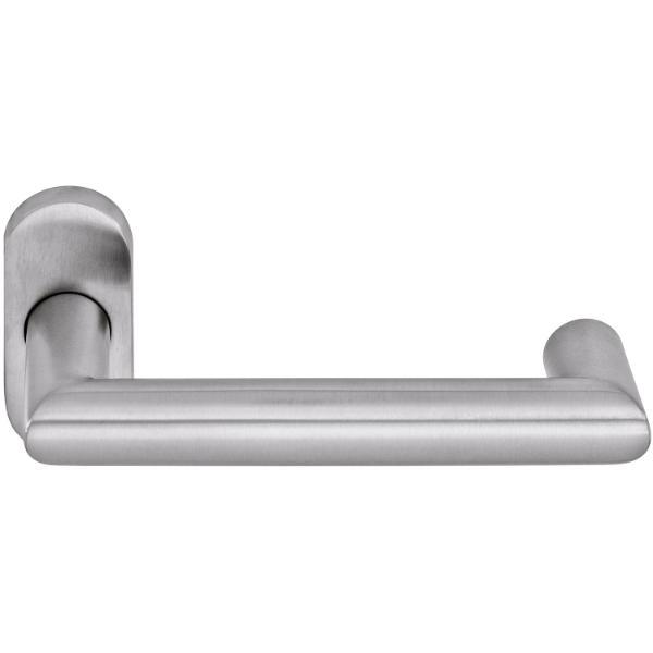 Ogro OGRO Drückerlochteil PREMIUM 8907 FS - ohne Rosette, 20 mm, Edelstahl matt
